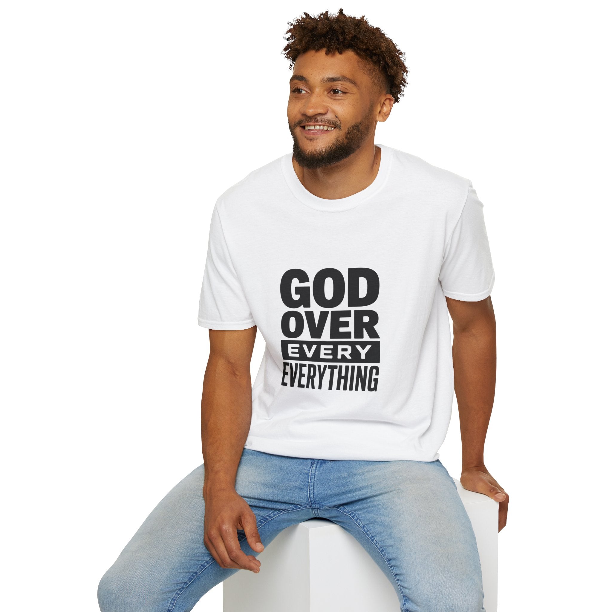 God Over Everything T-Shirt — Faith-Based Inspirational Tee