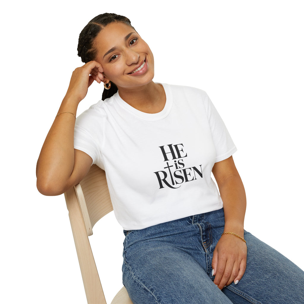 He is Risen - Unisex Softstyle T-Shirt