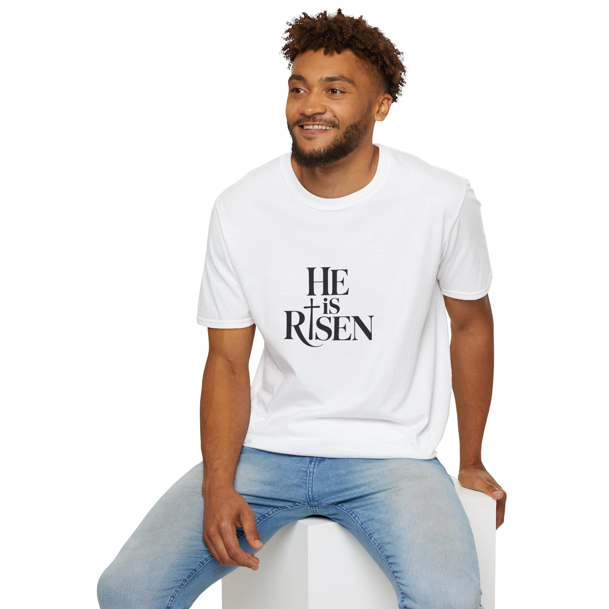 He is Risen - Unisex Softstyle T-Shirt